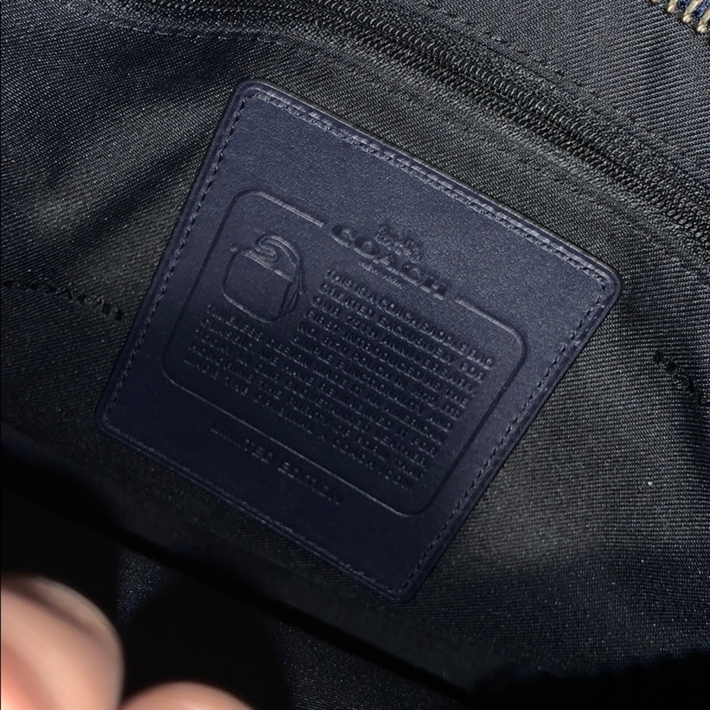 Navy blue Coach bag - Picture 2 of 7